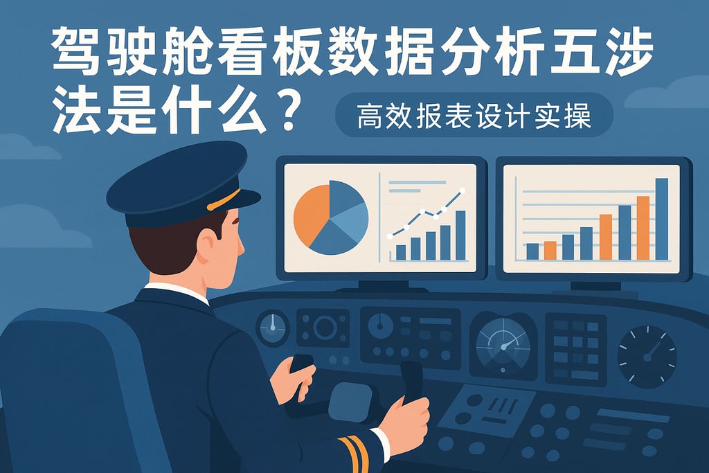 驾驶舱看板数据分析五步法是什么？高效报表设计实操