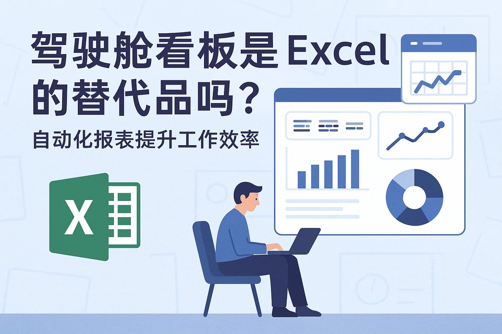 驾驶舱看板是不是Excel的替代品？自动化报表提升工作效率