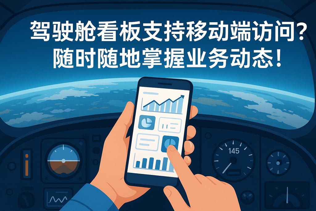 驾驶舱看板是否支持移动端访问？随时随地掌握业务动态
