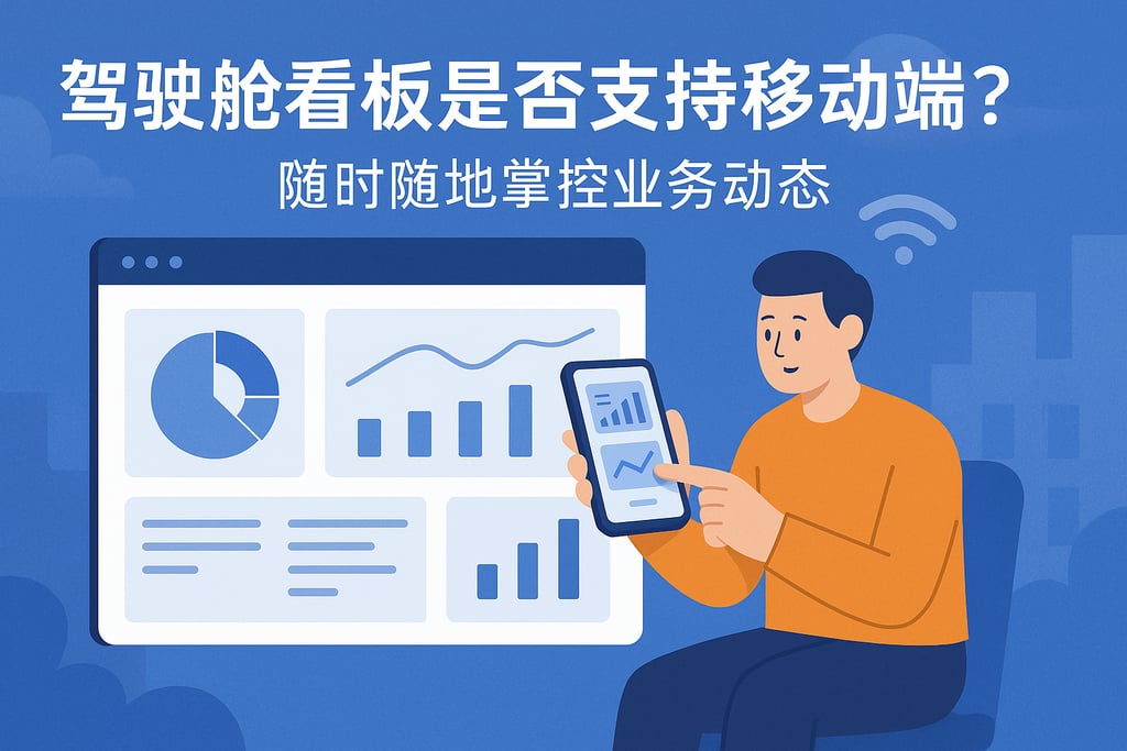 驾驶舱看板是否支持移动端？随时随地掌控业务动态
