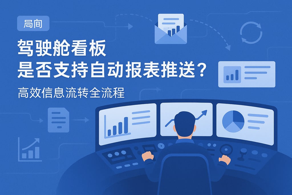 驾驶舱看板是否支持自动报表推送？高效信息流转全流程