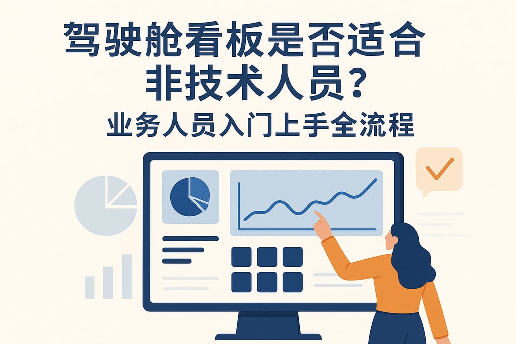 驾驶舱看板是否适合非技术人员？业务人员入门上手全流程