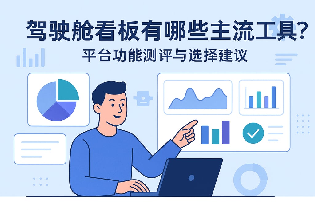 驾驶舱看板有哪些主流工具？平台功能测评与选择建议
