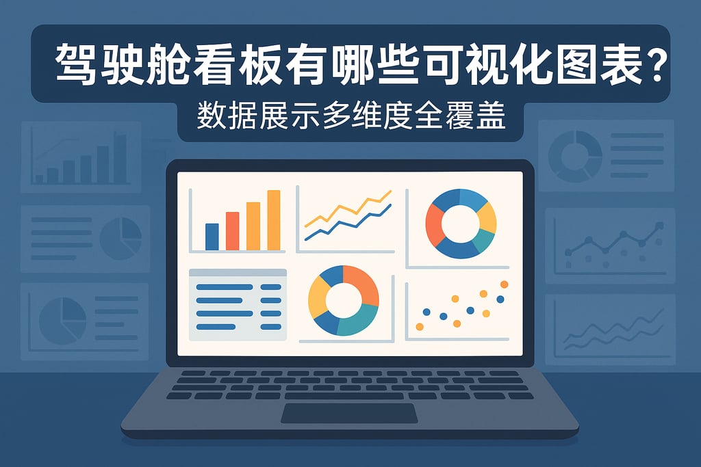 驾驶舱看板有哪些可视化图表？数据展示多维度全覆盖
