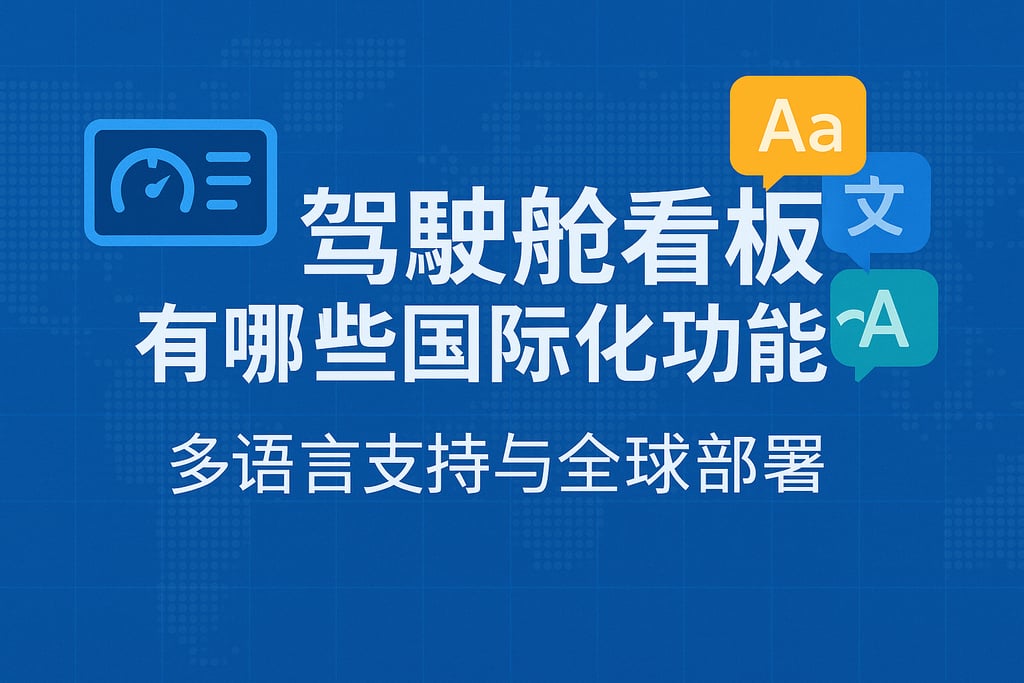 驾驶舱看板有哪些国际化功能？多语言支持与全球部署