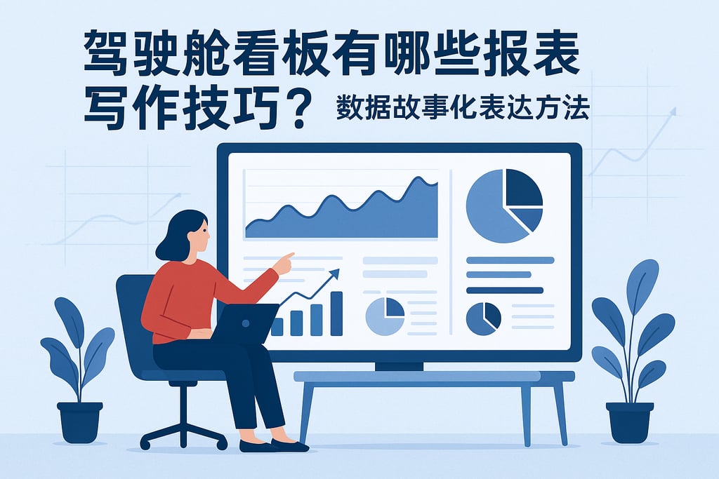 驾驶舱看板有哪些报表写作技巧？数据故事化表达方法