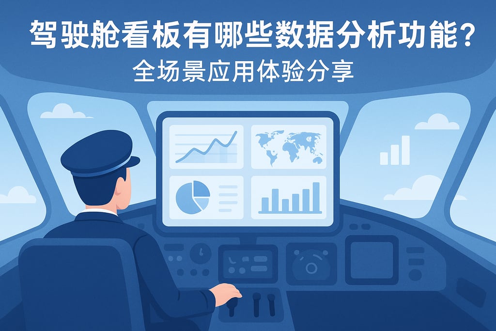 驾驶舱看板有哪些数据分析功能？全场景应用体验分享