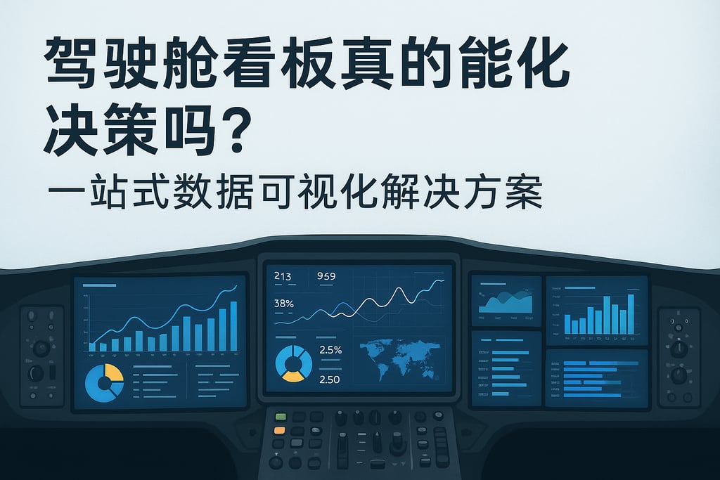 驾驶舱看板真的能优化决策吗？一站式数据可视化解决方案