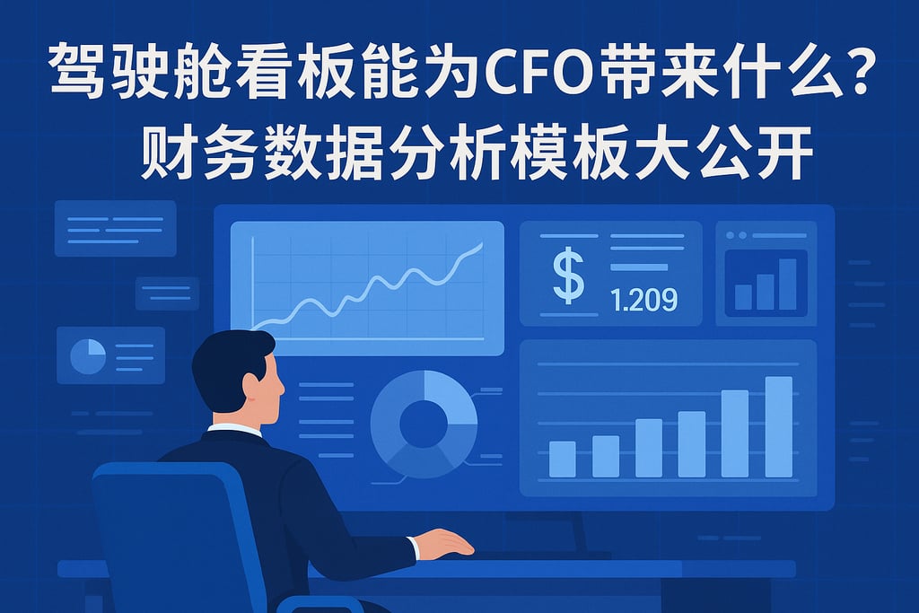 驾驶舱看板能为CFO带来什么？财务数据分析模板大公开