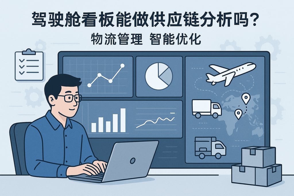 驾驶舱看板能做供应链分析吗？物流管理智能优化