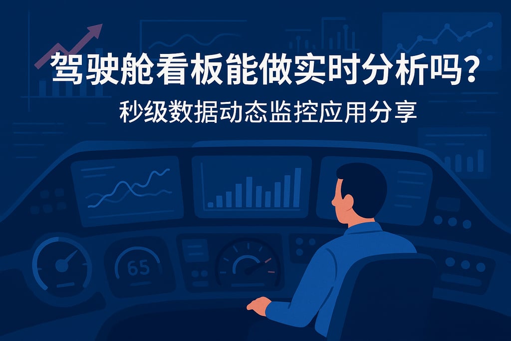 驾驶舱看板能做实时分析吗？秒级数据动态监控应用分享