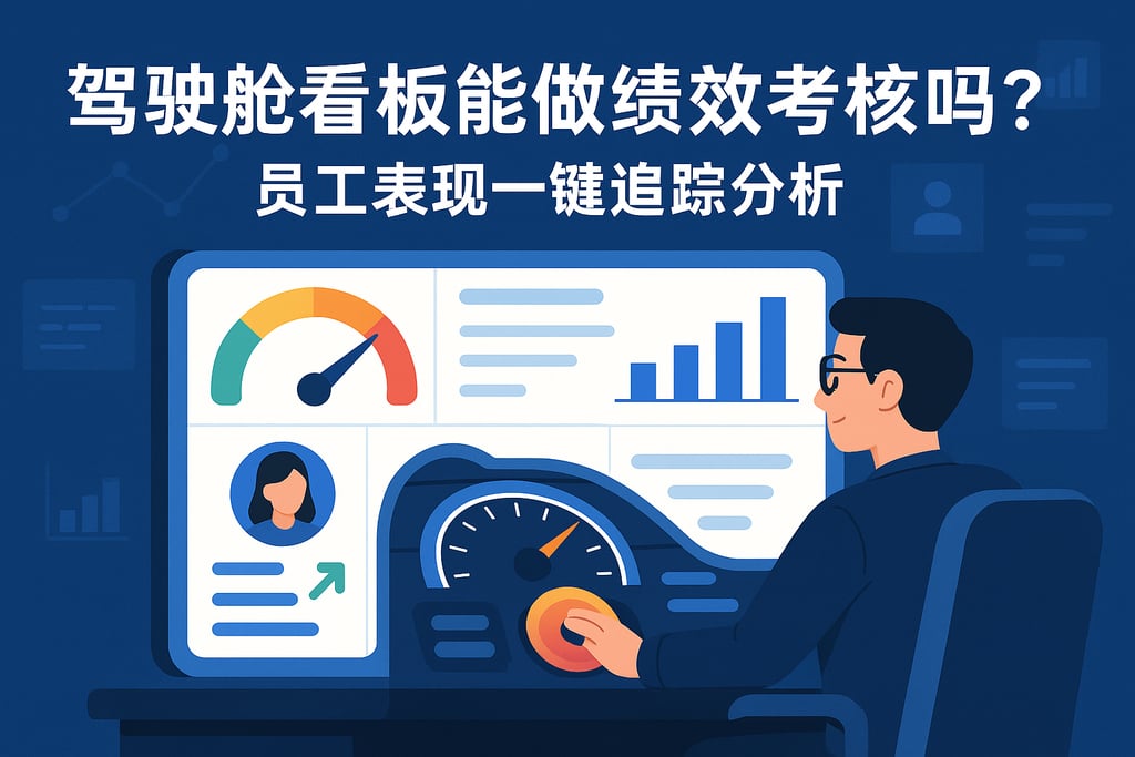 驾驶舱看板能做绩效考核吗？员工表现一键追踪分析