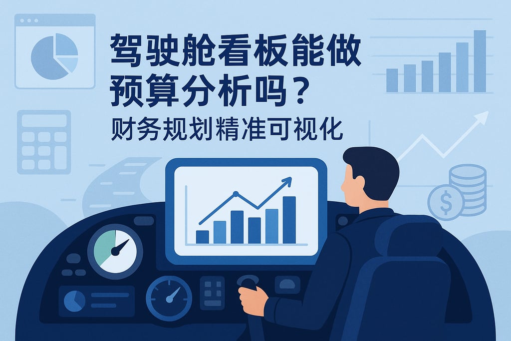 驾驶舱看板能做预算分析吗？财务规划精准可视化