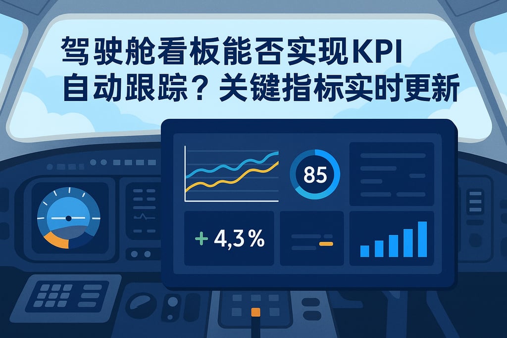 驾驶舱看板能否实现KPI自动跟踪？关键指标实时更新利器