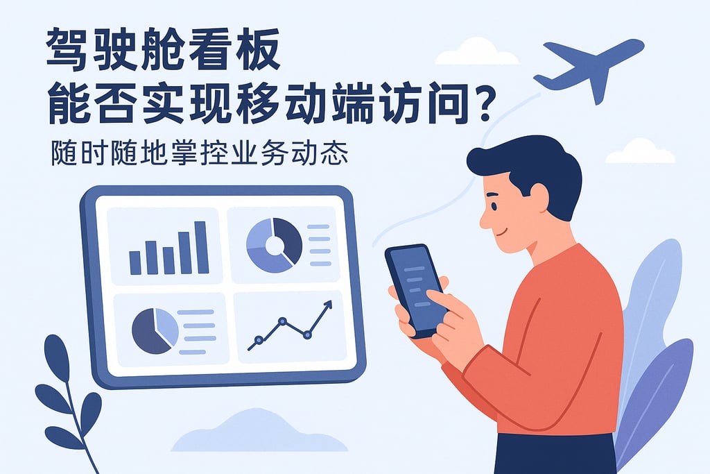 驾驶舱看板能否实现移动端访问？随时随地掌控业务动态