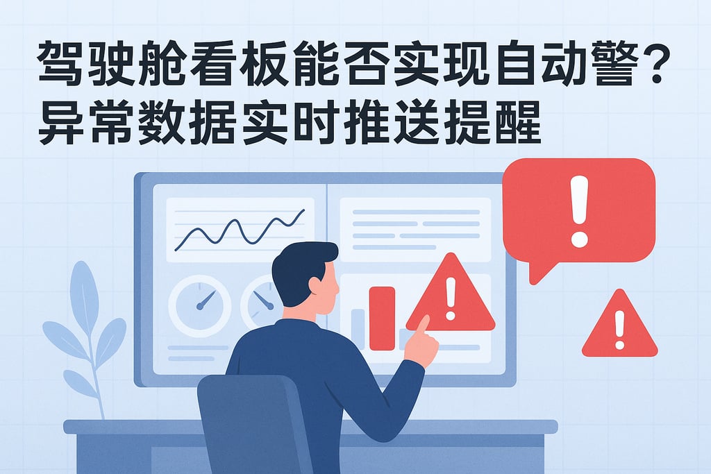 驾驶舱看板能否实现自动报警？异常数据实时推送提醒
