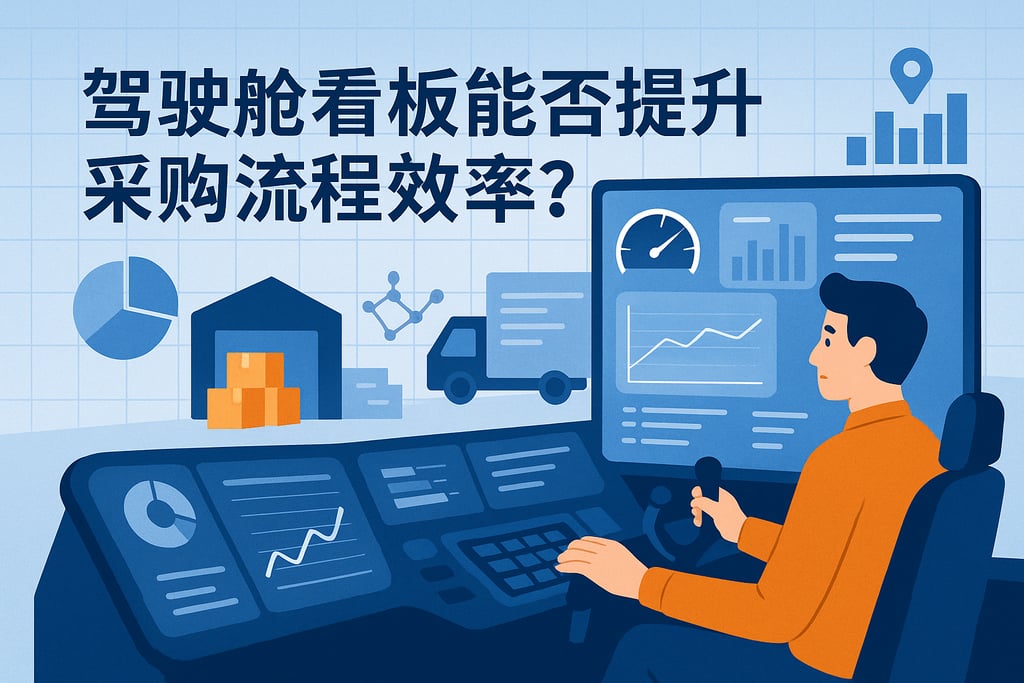 驾驶舱看板能否提升采购流程效率？供应链数据透明化管理