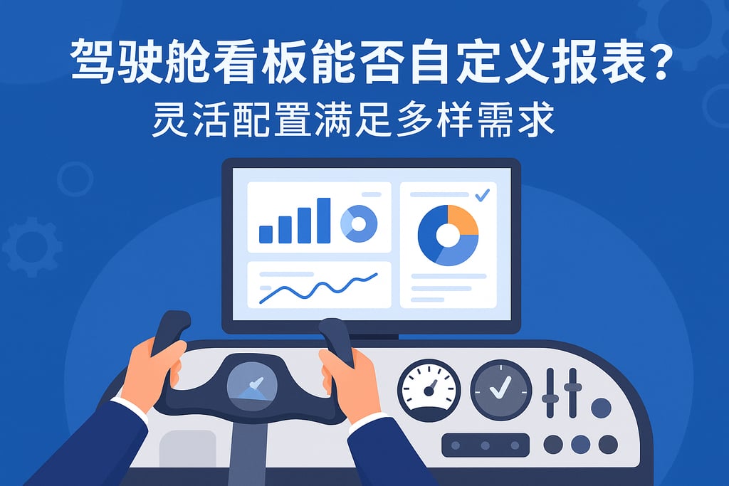 驾驶舱看板能否自定义报表？灵活配置满足多样需求