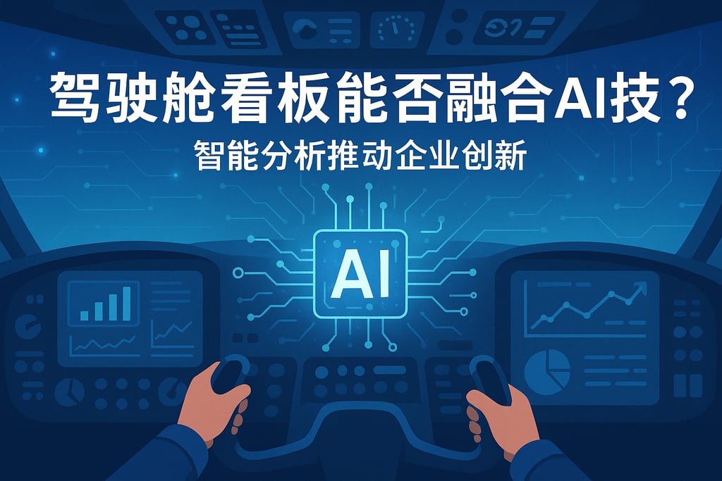 驾驶舱看板能否融合AI技术？智能分析推动企业创新