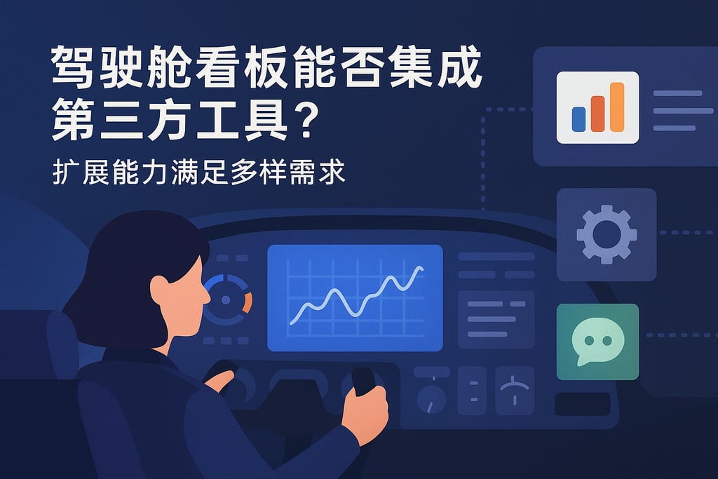 驾驶舱看板能否集成第三方工具？扩展能力满足多样需求