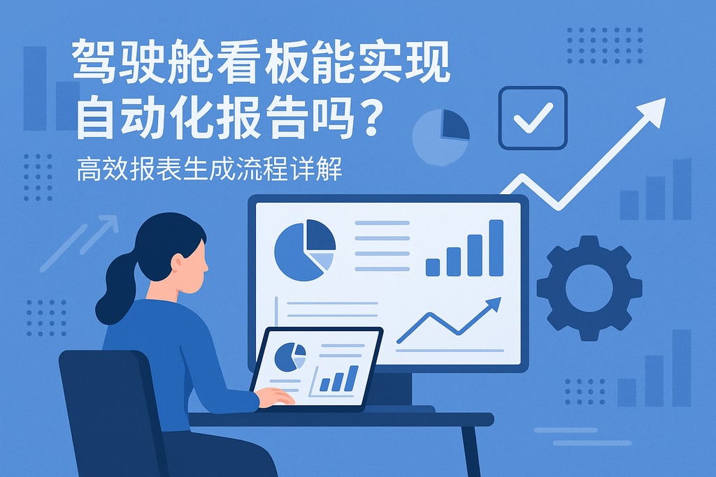 驾驶舱看板能实现自动化报告吗？高效报表生成流程详解