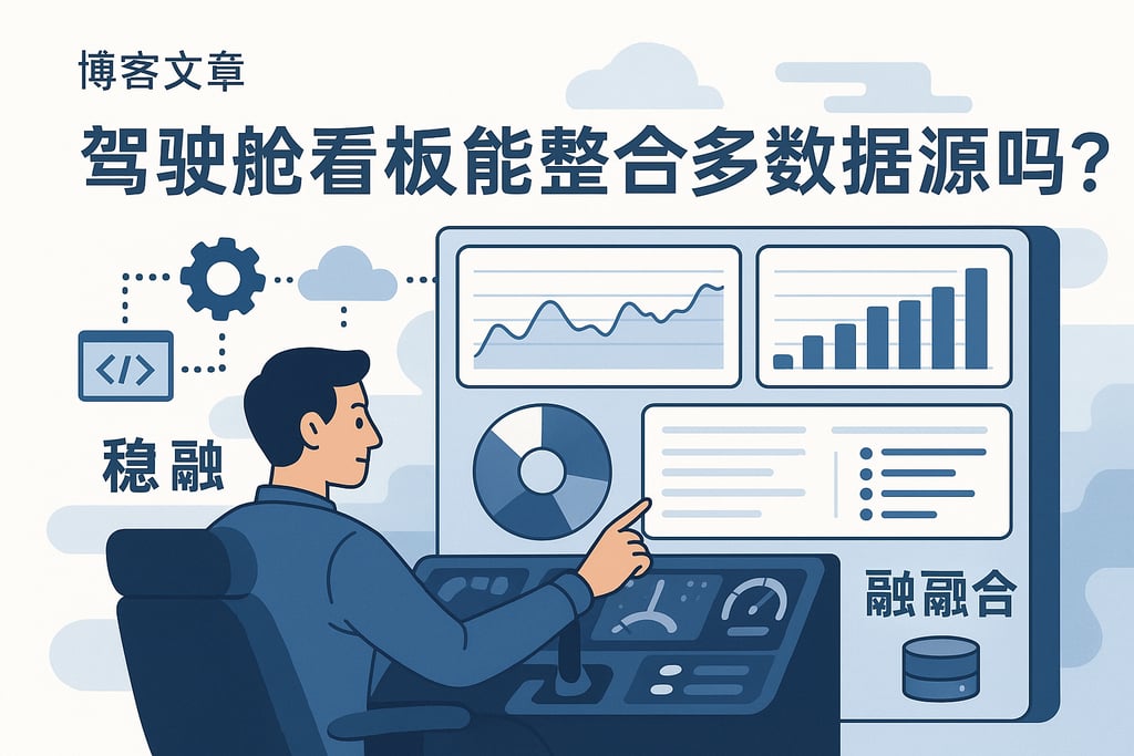 驾驶舱看板能整合多数据源吗？多系统数据无缝融合