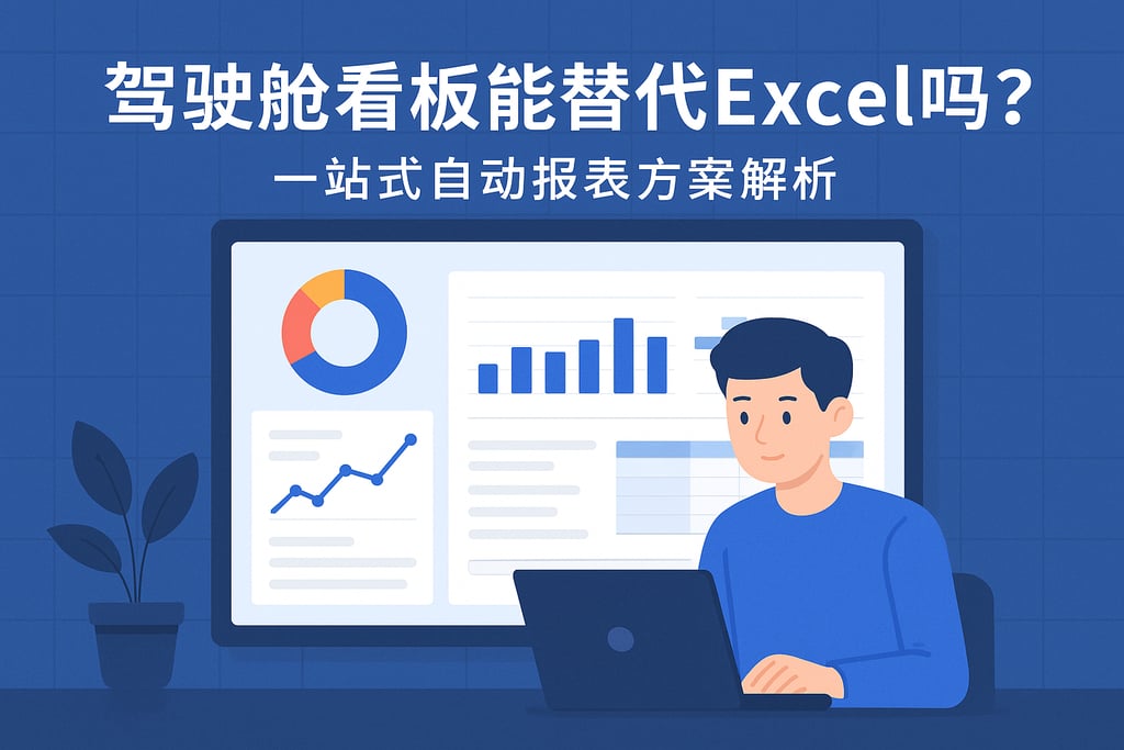 驾驶舱看板能替代Excel吗？一站式自动报表方案解析