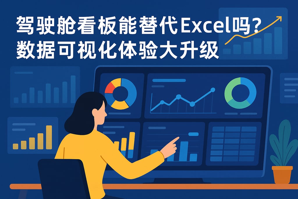 驾驶舱看板能替代Excel吗？数据可视化体验大升级