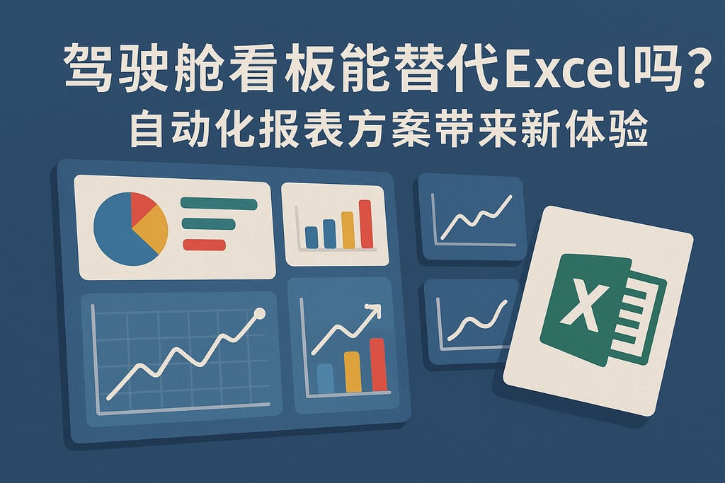 驾驶舱看板能替代Excel吗？自动化报表方案带来新体验