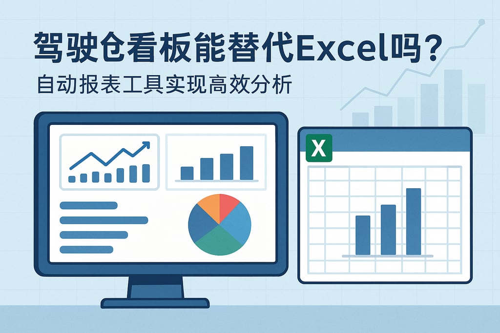 驾驶舱看板能替代Excel吗？自动报表工具实现高效分析