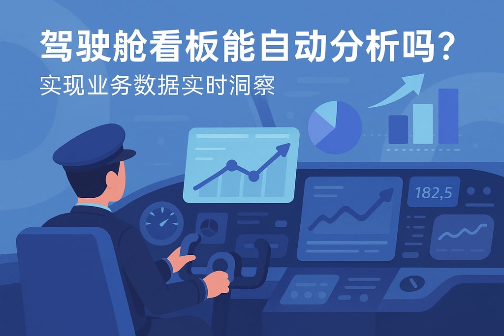 驾驶舱看板能自动分析吗？实现业务数据实时洞察