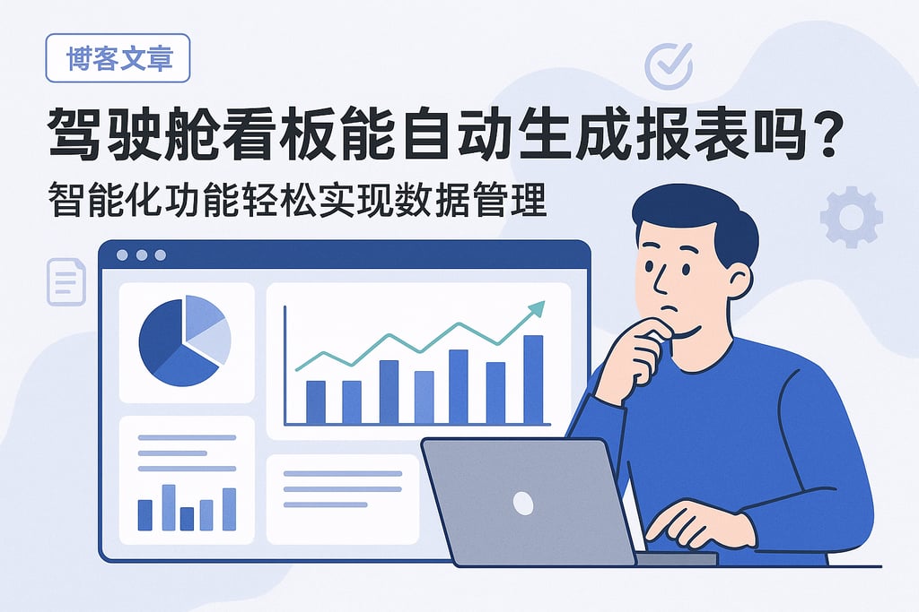 驾驶舱看板能自动生成报表吗？智能化功能轻松实现数据管理