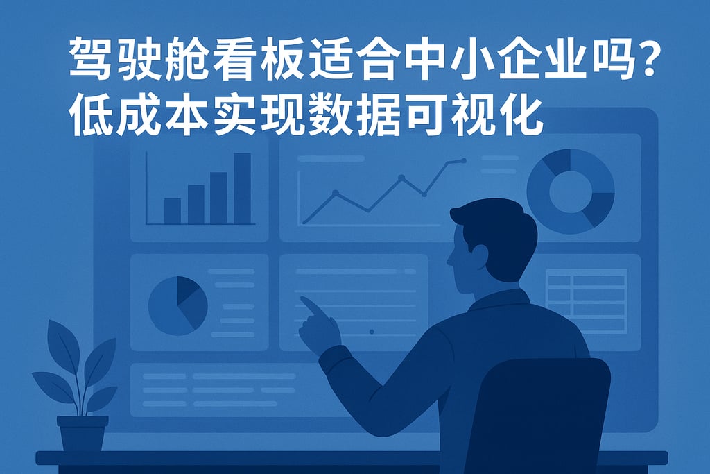 驾驶舱看板适合中小企业吗？低成本实现数据可视化