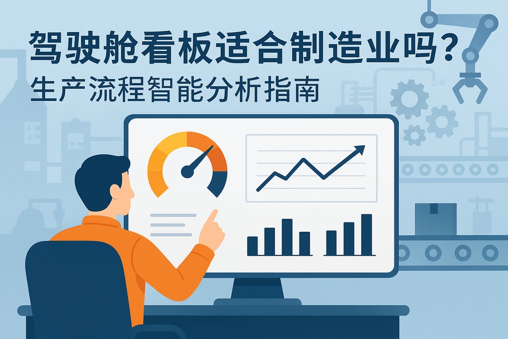 驾驶舱看板适合制造业吗？生产流程智能分析指南