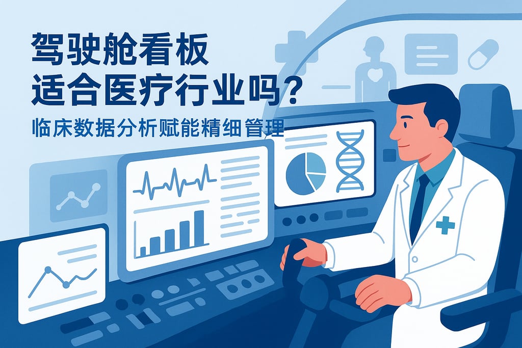 驾驶舱看板适合医疗行业吗？临床数据分析赋能精细管理
