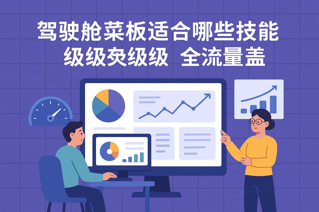驾驶舱看板适合哪些技能水平？新手到专家全流程覆盖