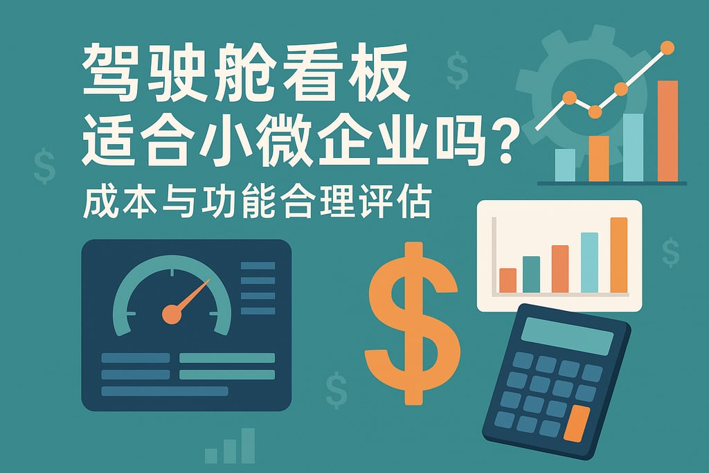 驾驶舱看板适合小微企业吗？成本与功能合理评估