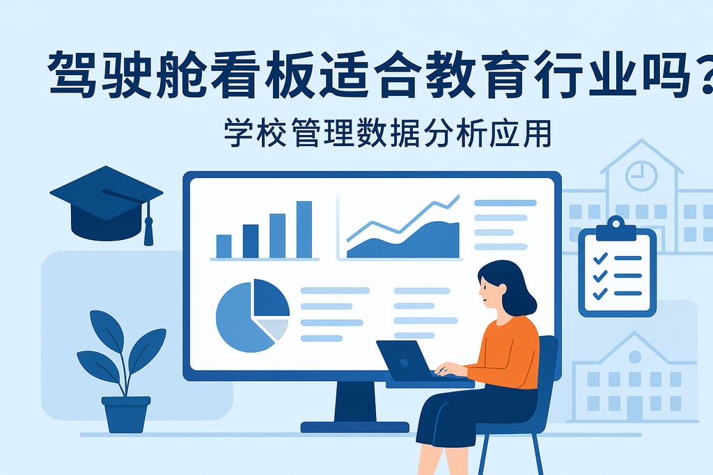 驾驶舱看板适合教育行业吗？学校管理数据分析应用