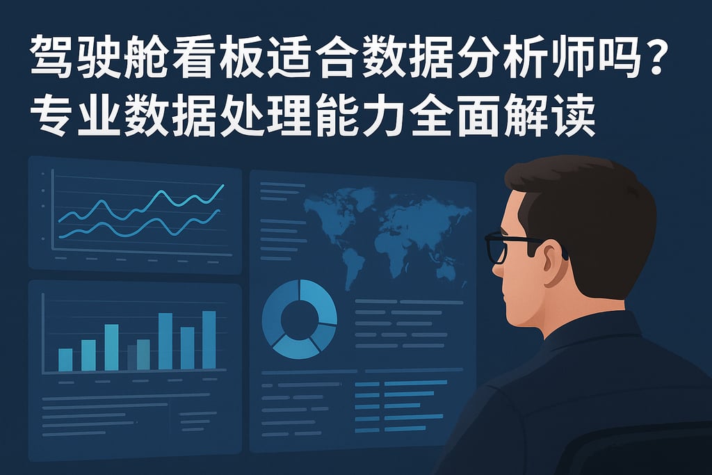 驾驶舱看板适合数据分析师吗？专业数据处理能力全面解读