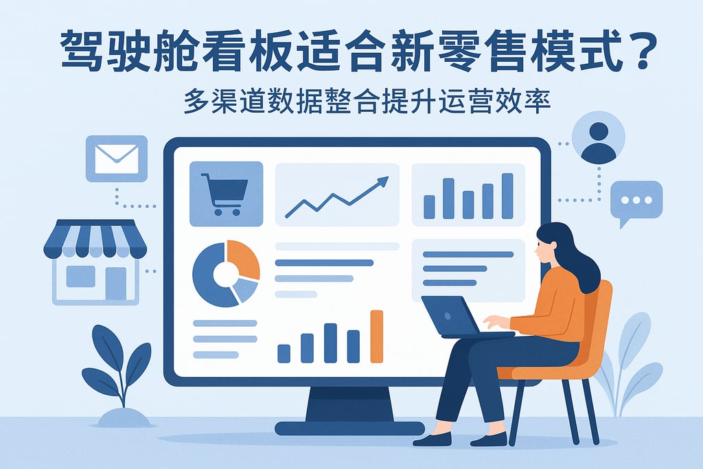 驾驶舱看板适合新零售模式吗？多渠道数据整合提升运营效率