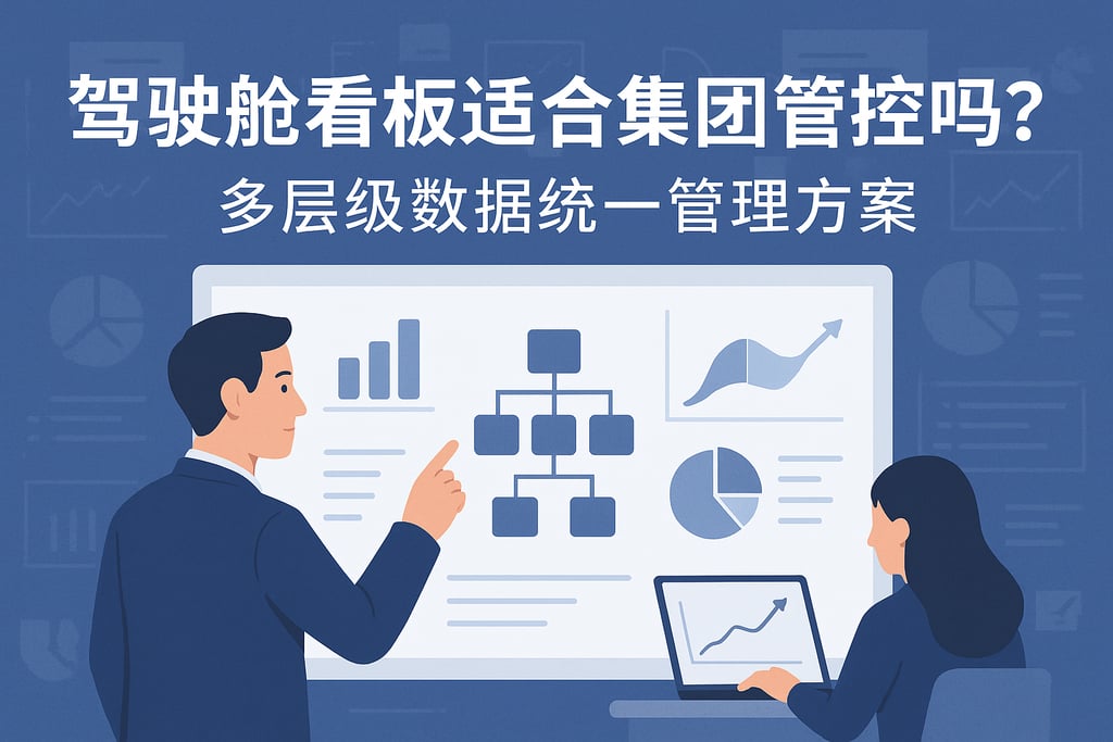驾驶舱看板适合集团管控吗？多层级数据统一管理方案
