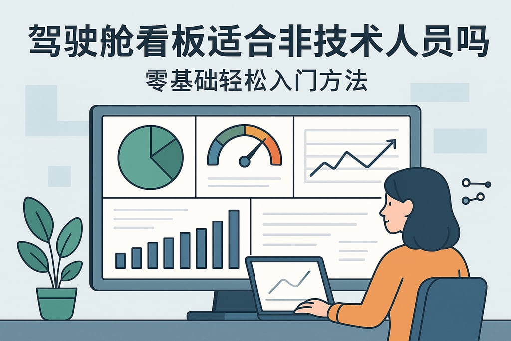 驾驶舱看板适合非技术人员吗？零基础轻松入门方法