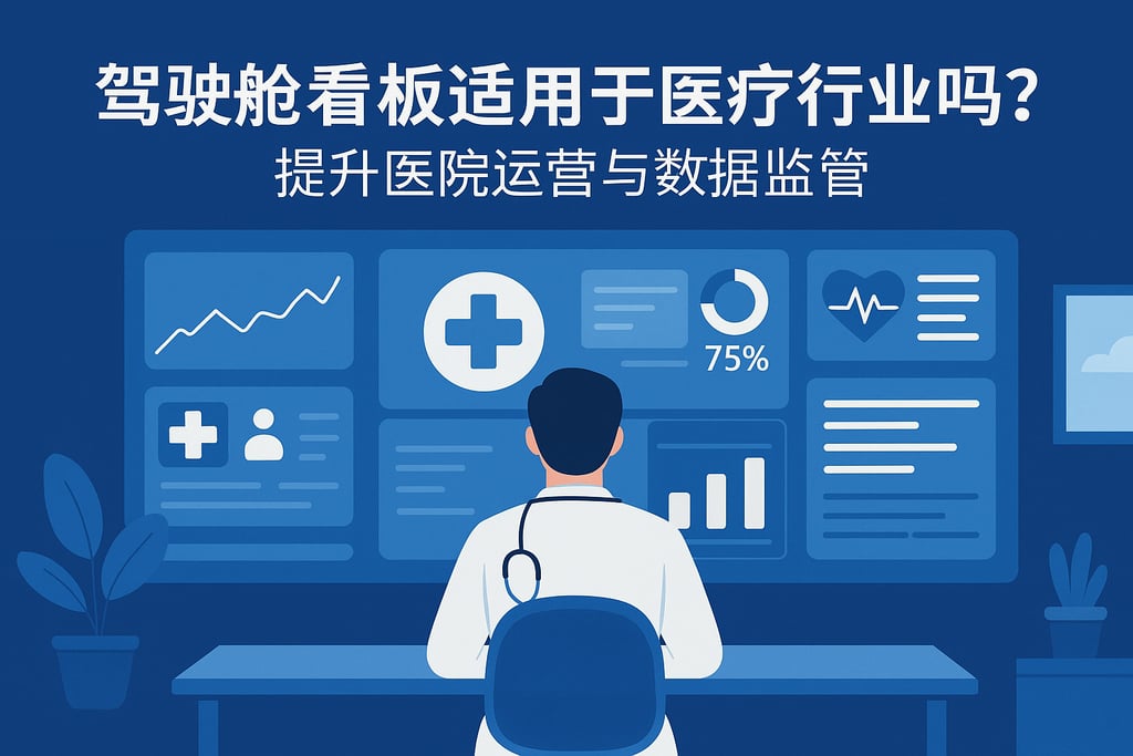 驾驶舱看板适用于医疗行业吗？提升医院运营与数据监管