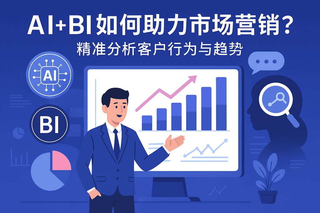 AI+BI如何助力市场营销？精准分析客户行为与趋势