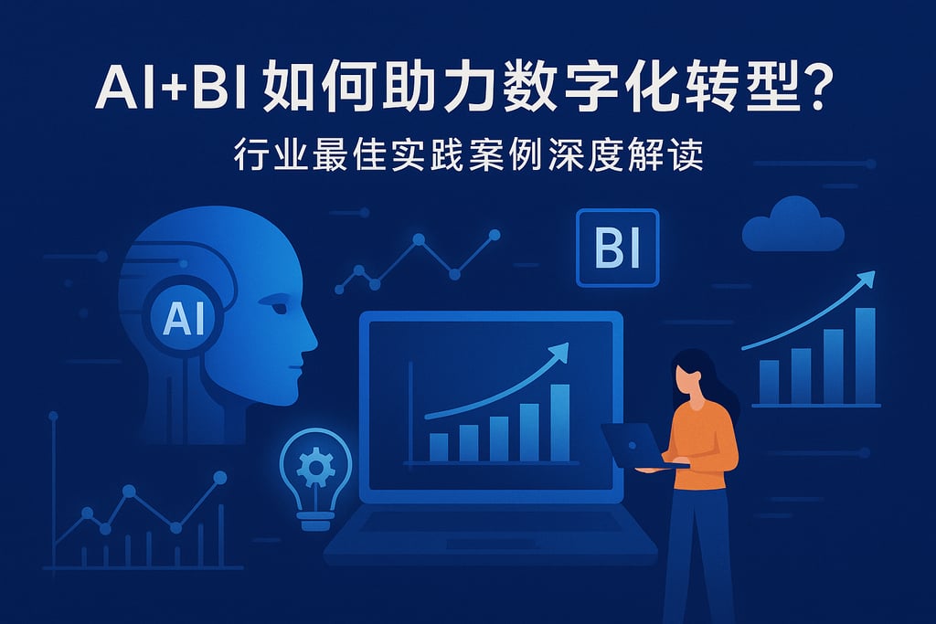 AI+BI如何助力数字化转型？行业最佳实践案例深度解读