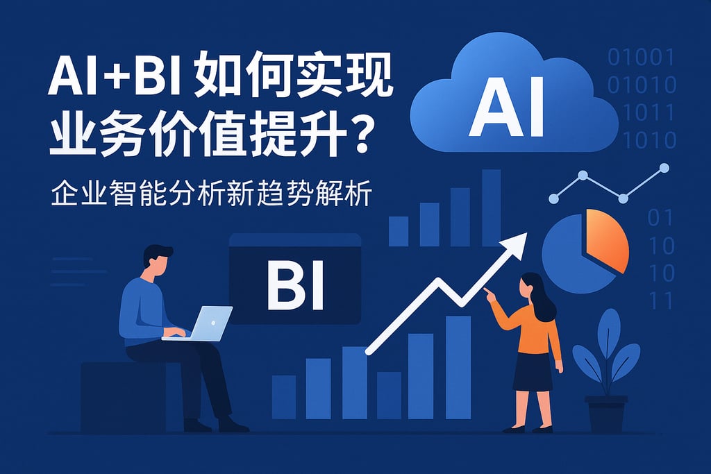 AI+BI如何实现业务价值提升？企业智能分析新趋势解析
