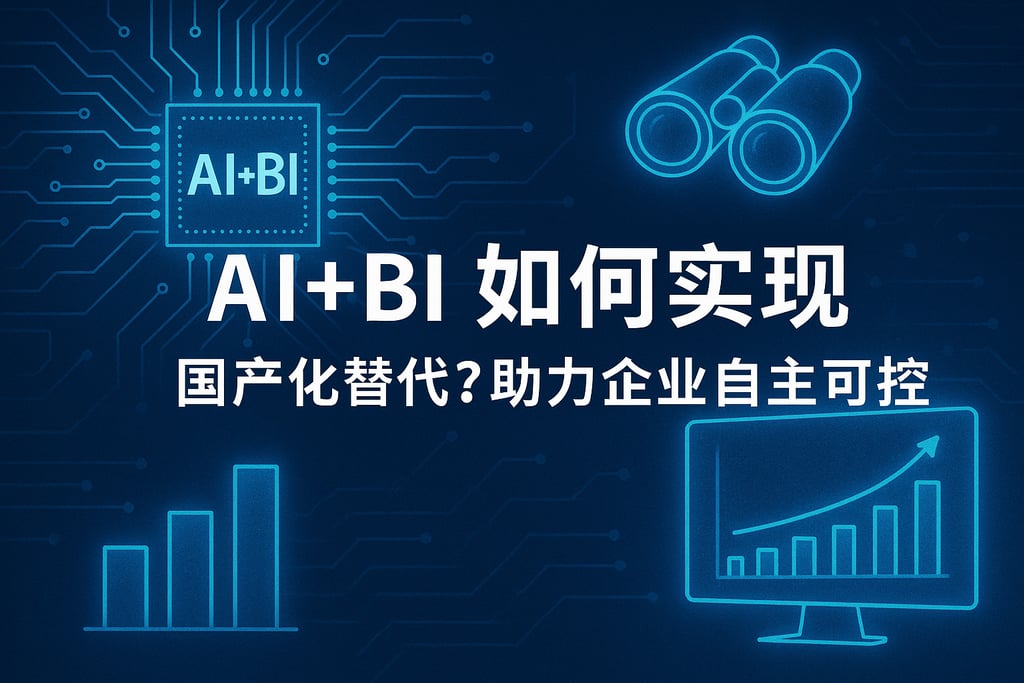 AI+BI如何实现国产化替代？助力企业自主可控