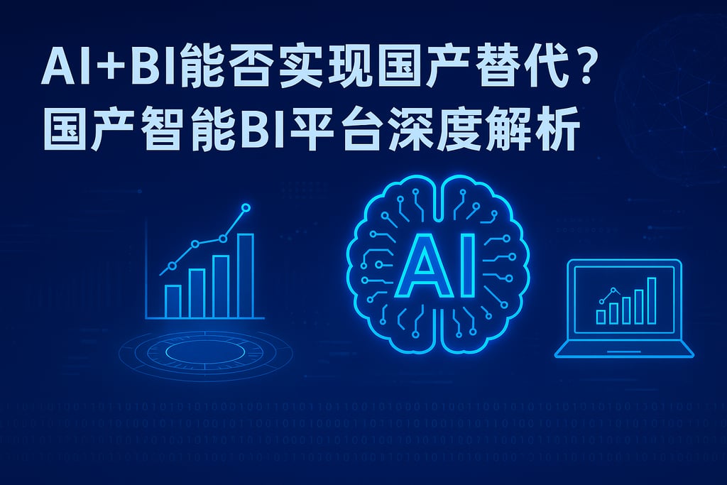 AI+BI能否实现国产替代？国产智能BI平台深度解析