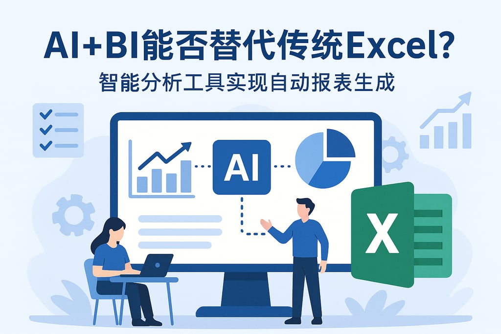 AI+BI能否替代传统Excel？智能分析工具实现自动报表生成