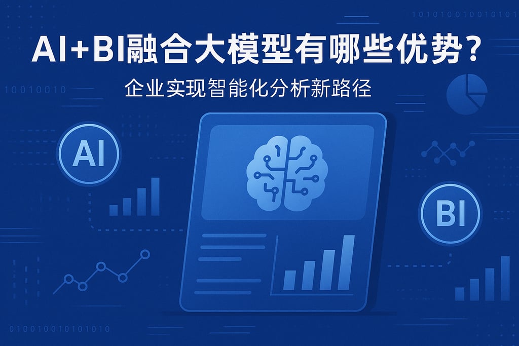 AI+BI融合大模型有哪些优势？企业实现智能化分析新路径